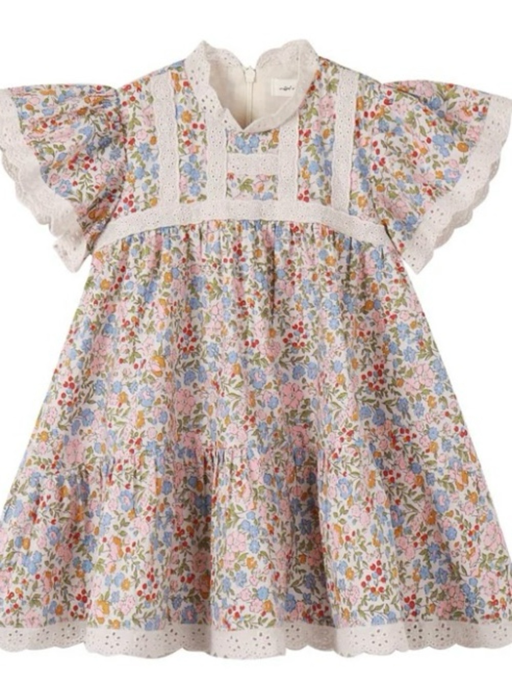 Nou Nelle Vintage Lace Floral Dress